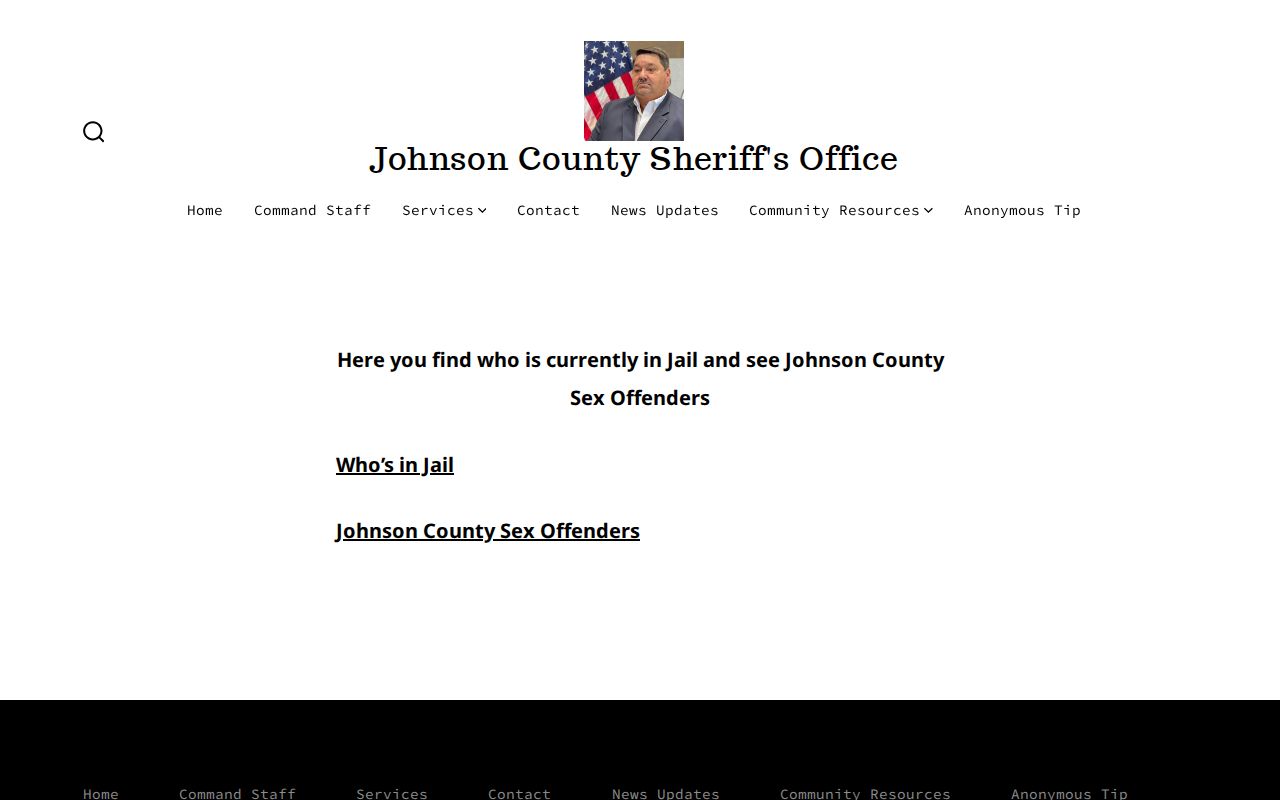 Johnson County warrant records sheriff service choices